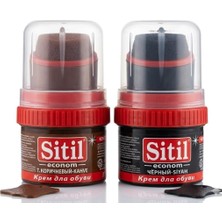 Prime 2'li Ayakkabı Boya Seti (Siyah + Kahverengi) - 50 ml Kendinden Süngerli Cilalı Bakım Kremi