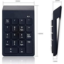 Prime AL-2021 USB Numpad Keypad Kablosuz Numerik Klavye USB Numaratör Tuş Takımı