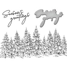 Prime Season's Greetings Evergreens Pres Plakası, Metal