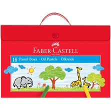 Prime Life Çantalı Pastel Boya, 18 Renk, Yumuşak ve Canlı Renkler, Etkili Uygulama, Taşınabilir Plastik Çanta, Eğitici ve Sanatsal Kullanım Için