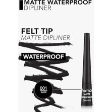 Prime Waterproof Yüksek Pigmentli & Mat Bitişli 001 Siyah Dipliner