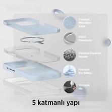 Prime Bix 13 Pro Max Silikon Kılıf Magsafe Uyumlu Güçlü Koruma Darbe Emici Seramik Gri