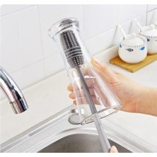 MSP Kavanoz Fırçası Uzun Saplı Silikon Bardak, Biberon, Kavanoz Yıkama Fırçası Şişe Yıkama Fırçası (33CM)