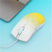 Prime Aula S11 Pro 3600DPI Rgb Optik Gaming Mouse Sarı