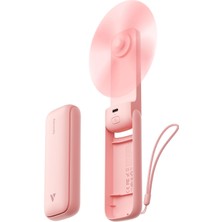 Prime Life Ince El Tipi Fan, Mini Ince Taşınabilir Fan, Küçük Şarj Edilebilir Cep [24H Maksimum Soğutma Süresi], Seyahat Için Akülü Katlanabilir Kişisel, Yaz, Kadınlar, Kızlar Için Hediyeler -Pembe