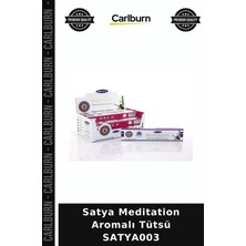 Carlburn Özel Üretim Meditasyon Kokulu Huzur Aksesuar Satya Meditation Aromalı Tütsü SATYA003