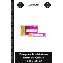 Carlburn Özel Üretim Meditasyon Aromaterapi Doğal Koku Deepıka Medıtatıon Aromalı Çubuk Tütsü 15 gr