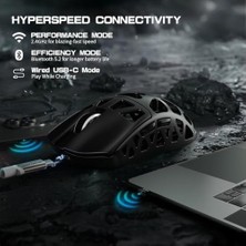 Prime Attack Shark R3 Magnezyum Alaşımlı Kablosuz Gaming Mouse – 46G Ultra Hafif, Pixart PAW3395 Sensör, 8k Tepki Hızı, Bt/2.4g/kablolu Üçlü Mod, 26000 Dpı Ayarlanabilir, Windows/xbox/ps Uyumlu -