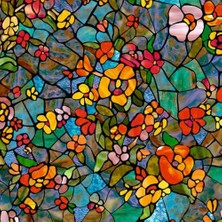 D/c/fix Yapışkanlı Folyo, Transparant Venetian Garden, 45 x 200 cm