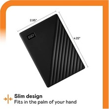 Prime Wd My 2 Tb Passport Taşınabilir Harici Hard Disk, Siyah