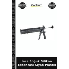 Carlburn Özel Üretim Hobi Tamirat El Sanatları Pratik Ince Soğuk Silikon Tabancası - Siyah - Plastik