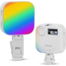 Prime Life U60 Rgb Video Işığı – 2.500 Mah Pil — Ayarlanabilir Renk Sıcaklığı – Siyah