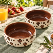 Prime Life El Yapımı Seramik Salata Kasesi, Yulaf Granola ve Kahvaltı Kasesi, Sağlıklı Beslenme ve Diyet Kabı, Smoothie Bowl, Açai Bowl, Çorba Servis Kabı, Orta Boy Kase, Mikrodalga Uyumlu, Mocha