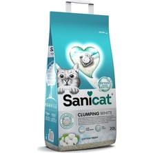 Prime Sanicat Oksijen Kontrollü Emici Kedi Kumu (Kokusuz) 20L