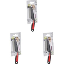 Prime Gro 5838 Köpek Pıre Tarağı, Red, Narrow (3 Paketi)