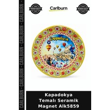 Carlburn Özel Üretim Hediyelik Hatıra Turistik Koleksiyon Kapadokya Temalı Seramik Magnet ALK5859