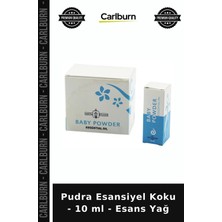 Carlburn Özel Üretim Ferah Ev Kokusu Buhardanlık Pudra Esansiyel Koku - 10 ml - Esans Yağ