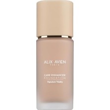 Prime Alix Avien Kırışıklık Karşıtı Nemlendirici SPF30 Parlak Bitişli Fondöten Care Enhancer 806 Pale Apricot