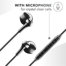 Prime Music | Kulaklık Kapsülü | Kablolu ve Mikrofonlu Kulaklık - Usb-C Uyumlu - Renk Siyah
