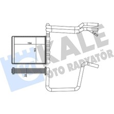 Teknollojia Kalorifer Radyatörü C-Max/focus Iıı/transit/tourneo Connect Heater Core Kal 355125