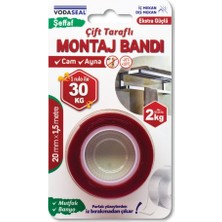 Prime Life Montaj Bandı, Şeffaf 20MMX1,5MT