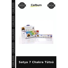 Carlburn Özel Üretim Aromaterapi Meditasyon Doğal Rahatlatıcı Satya 7 Chakra Tütsü