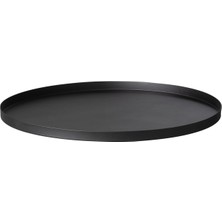 Prime Life Tepsi | Peasy | Paslanmaz Çelik Siyah | Yuvarlak | S | Çap 30 cm | Iç Mekan