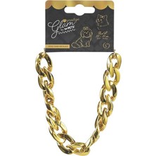 Baron Pet M-Pets Glam Prestige Gold Chain Kedi Köpek Aksesuarı S
