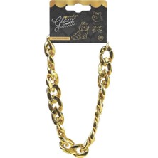 Baron Pet M-Pets Glam Prestige Gold Chain Kedi Köpek Aksesuarı M