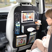 Prime Life Araç Içi Koltuk Arkası Organizer Koruyucu Kılıf Eşya Düzenleyici Tablet Tutucu Organizer Tek Ebat