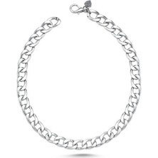 Baron Pet Köpek Boyun Zinciri Kolye Silver X-Large 55 cm