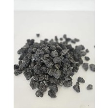 Siyah Pomza Lav Taşı 15-25 mm 10 kg Doğal Ponza Dekoratif Bahçe Saksı Akvaryum Süs Taşı Antrasit