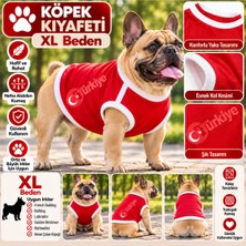 Baron Pet Köpek Kıyafeti Türkiye Formalı Atlet Tişört Xl Beden - Kırmızı