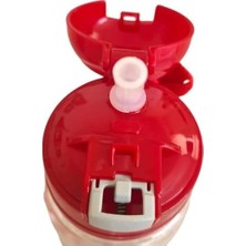 Prime Lüks Pipetli Kırmızı Araba Desenli Matara 500ML Mono TP726