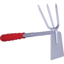 BADEM10 Maxgarden El Çapası Saplı Küçük Tarla Bahçe Çapası 3 Dişli 32 cm