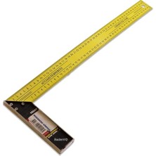 mm 50 cm Alüminyum Marangoz Gönye Metal Gövde Açılı Ölçüm Cetveli Ahşap Inşaat Hassas Gönye