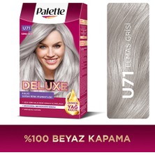 4 Adet Palette Deluxe Saç Boyası U71 Elmas Grisi