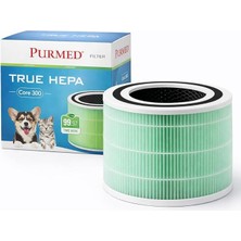 Levoit Core 300, Core 300S Air Purifier Uyumlu Hepa + Karbon Filtre - (Yeşil)