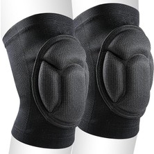 Deluxe Unisex Voleybol Dizliği Darbe Emici Sünger Basketbol Dizlik Bisiklet Spor Dizliği Medium