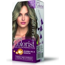 Master Colorist Premıum Yarı Kit Set Saç Boyası 8.11 Yoğun Küllü Açık Kumral