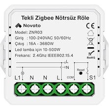 Tuya Mini Zigbee Nötrsüz Tek Çıkışlı Röle