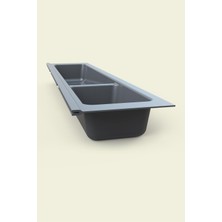 Tify Mutfak Çekmece Içi Modüler Iki Bölmeli Kaşıklık 11CMX48CM(BOYDAN 4cm Kesilebilir)