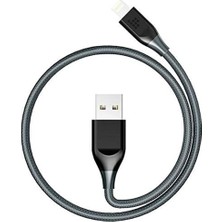 Tronsmart LTA14 Çift Örgülü Apple Lightning Şarj Kablosu, 1.2 Metre