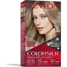 3 Adet Revlon Colorsilk Beautiful Color Saç Boyası 70 Küllü Sarı