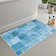 Monnhein Banyo Paspası, Yumuşak Banyo Halısı, Kaymaz Dot Tabanlı, Su Emici, Makinede Yıkanabilir - 80 x 150 cm