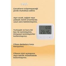 Çocuklar Için Iç Mekan Termometre ve Saatli Nem Ölçer THR339