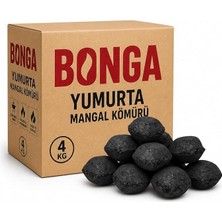 Yumurta Kömür - 4 kg SIKIŞTIRILMIŞ%100 Doğal Uzun Süre Yanan En Iyi Barbekü Mangal Kömürü