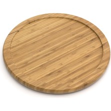 Ms 8301 Bambu Ahşap 25,4 cm Mutfak Döner Tablası