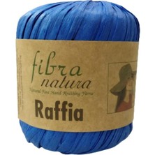 Fibra Natura Raffia - Rafya Şapka Çanta Kağıt Ip 116 10 Mavi