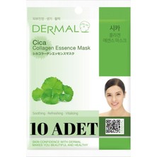 Dermal 10 Adet Centella Asiatica Kolajen Yüz Maskesi I Canlandırıcı